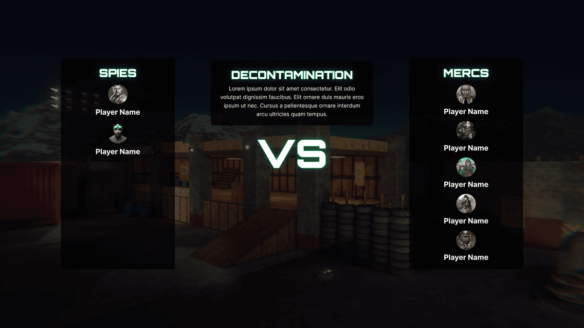 Prematch concept