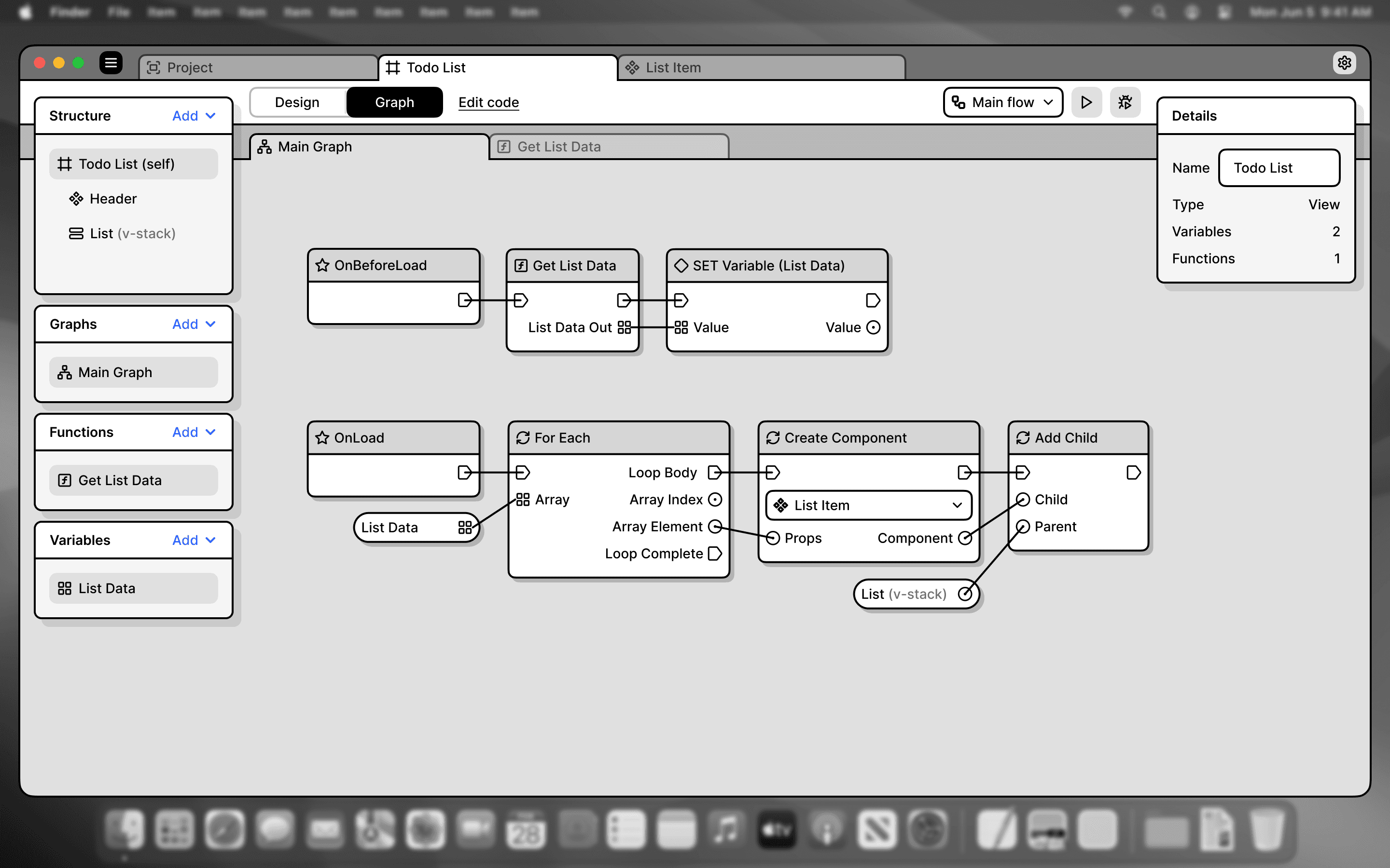 Strella graph view