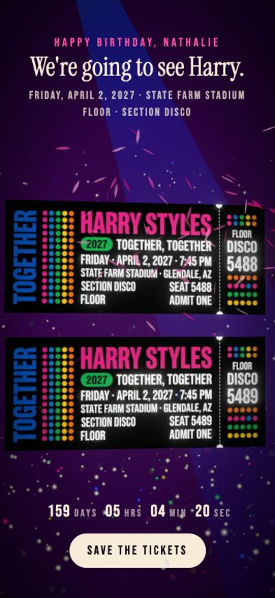 The tickets