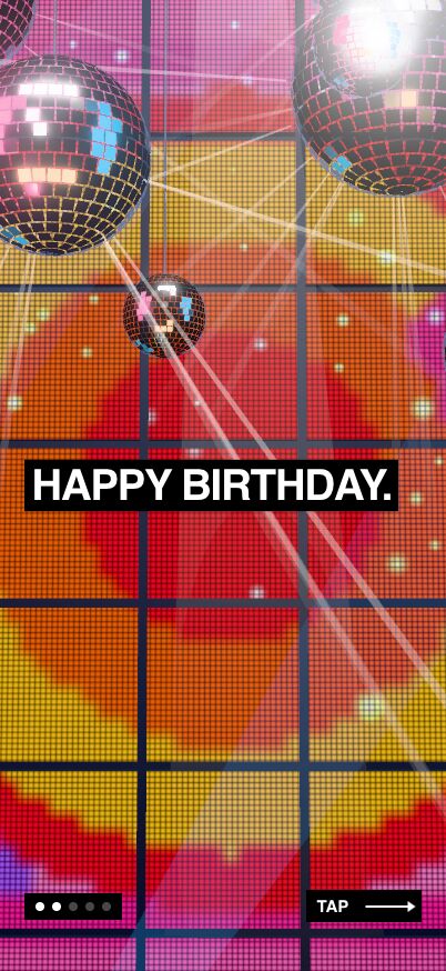Happy birthday, the party