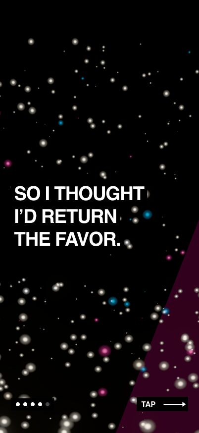 Return the favor, the stars